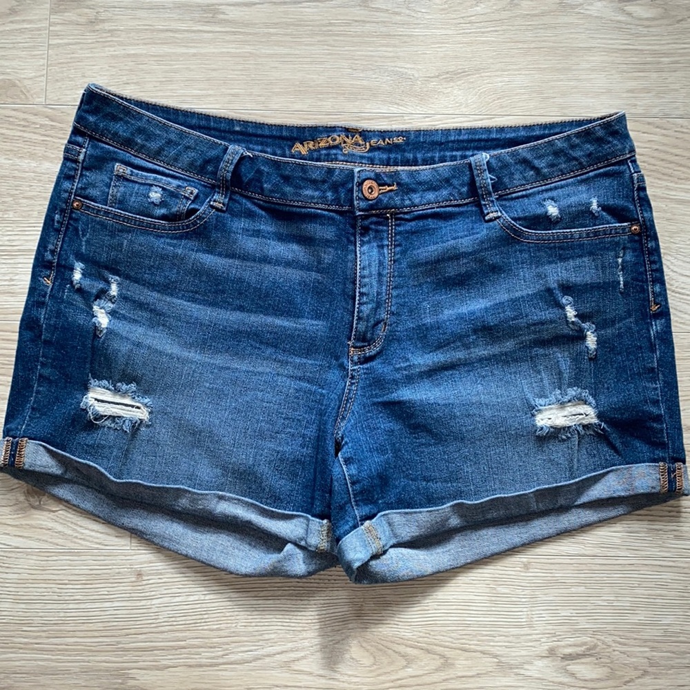 Jean Shorts Distressed